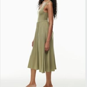 Wilfred Olive Green Midi Dress